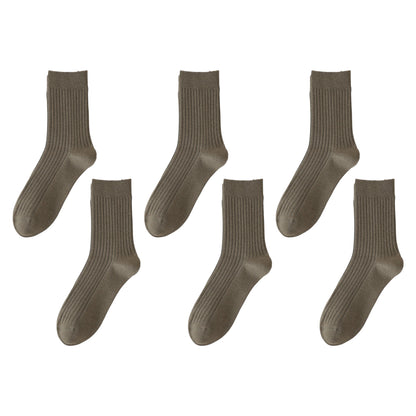 Anna-Kaci 6pk Men's Wool Crew Socks - Soft, Durable & Anti - Pilling