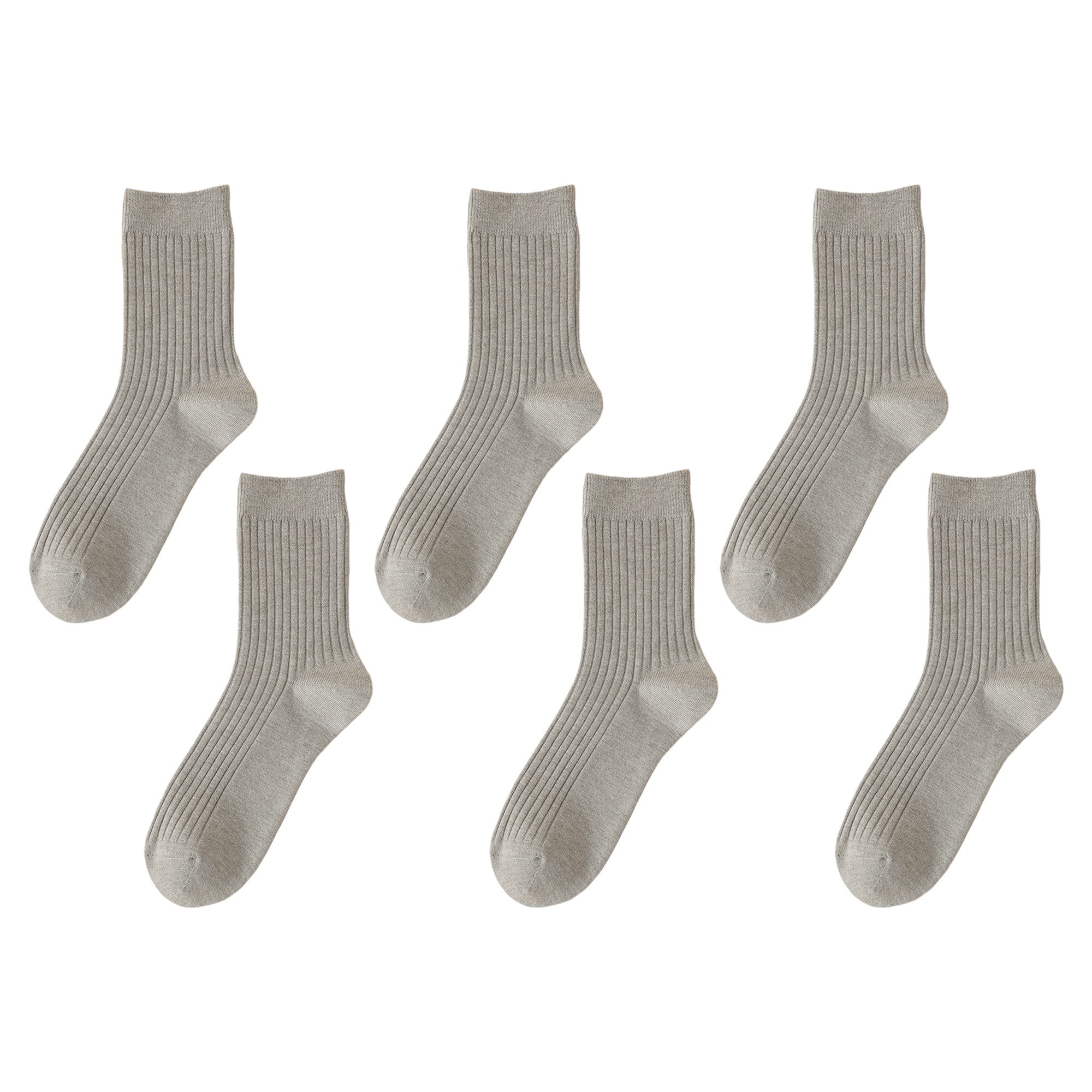 Anna-Kaci 6pk Men's Wool Crew Socks - Soft, Durable & Anti - Pilling
