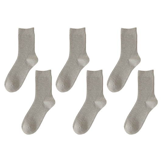 Anna-Kaci 6pk Men's Wool Crew Socks - Soft, Durable & Anti - Pilling