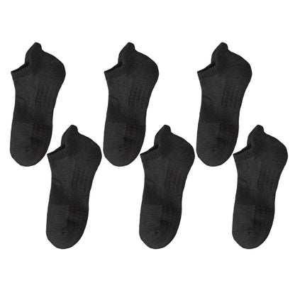 Anna-Kaci 6pk Men's Low - Cut Athletic Socks with Massage Sole & Sweat - Wicking