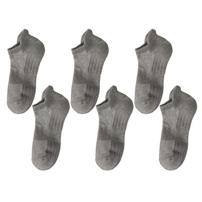 Anna-Kaci 6pk Men's Low - Cut Athletic Socks with Massage Sole & Sweat - Wicking