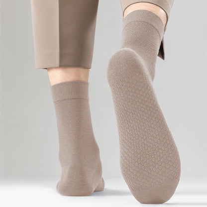 Anna-Kaci Men's Breathable Ankle Socks 6pk with Honeycomb Structure