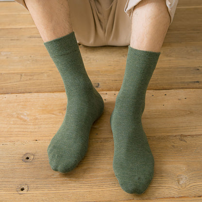 Anna-Kaci 6pk Men's Crew Socks - Soft, Comfortable & Versatile