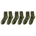 Anna-Kaci 6pk Men's Crew Socks - Soft, Comfortable & Versatile