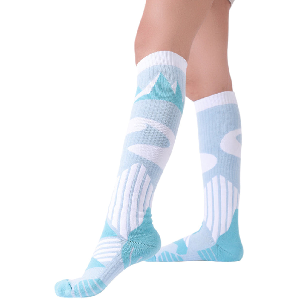 Anna-Kaci Women's Outdoor Hiking Skiing Cotton Socks Over-the-Calf Warm Breathable Performance Fit