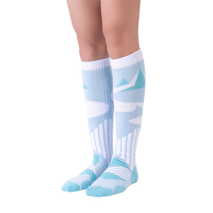 Anna-Kaci Women's Outdoor Hiking Skiing Cotton Socks Over-the-Calf Warm Breathable Performance Fit