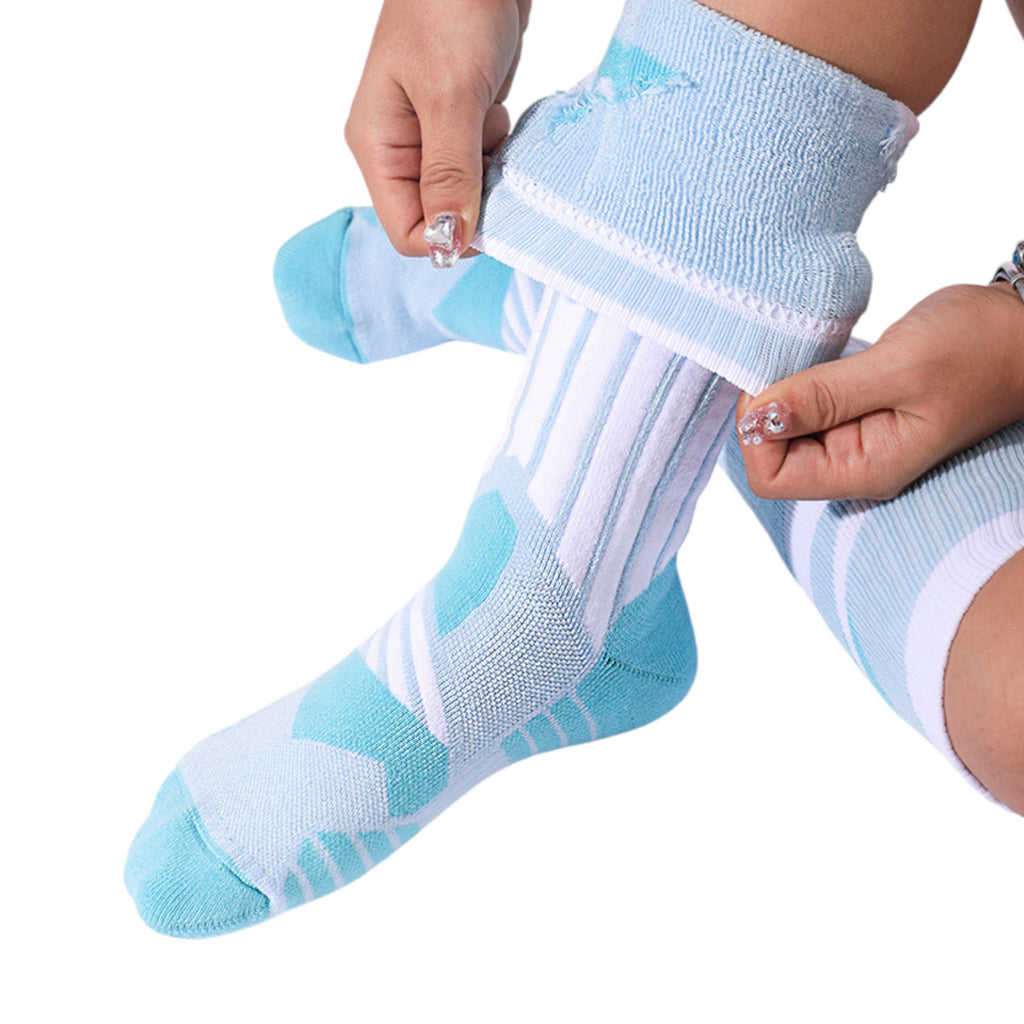 Anna-Kaci Women's Outdoor Hiking Skiing Cotton Socks Over-the-Calf Warm Breathable Performance Fit