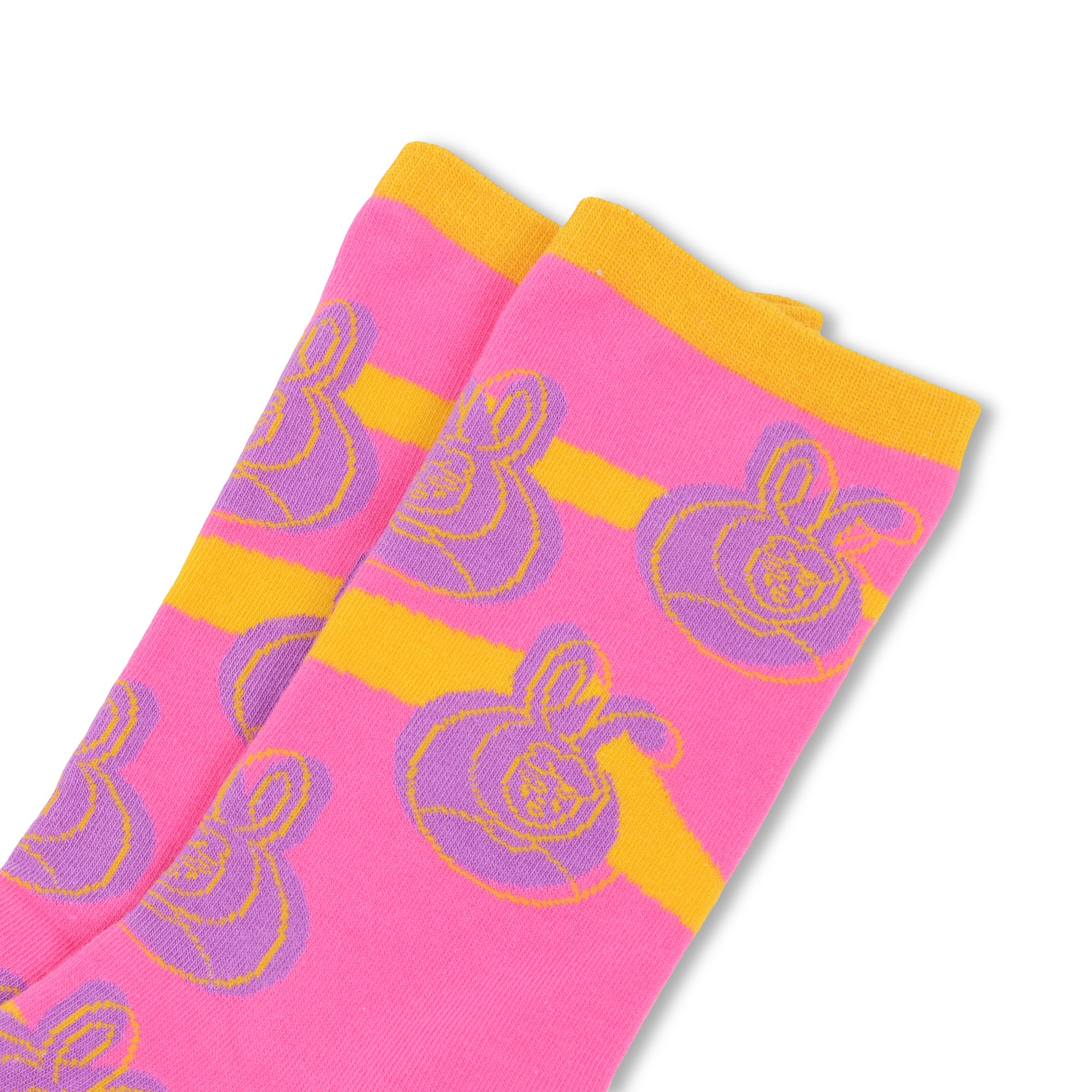 Anna-Kaci Womens Cotton Blend Crew Socks 2 Pair Pack Fun Pattern Casual Everyday Socks