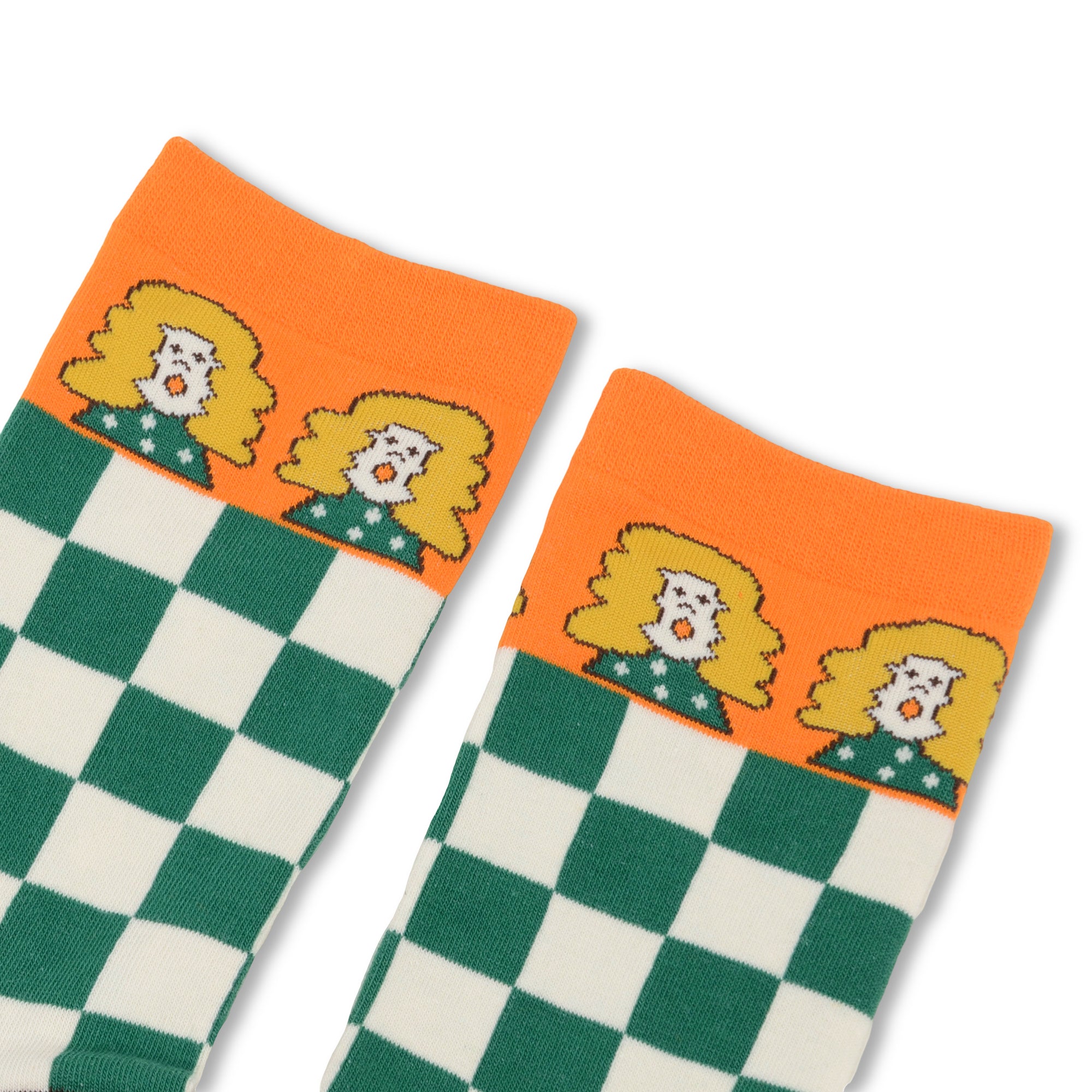 Anna-Kaci Womens Crew Socks 2 Pair Pack Soft Knit Fun Pattern Casual Socks