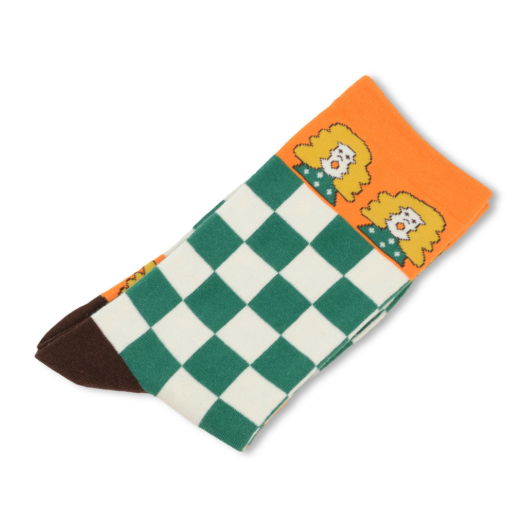 Anna-Kaci Womens Crew Socks 2 Pair Pack Soft Knit Fun Pattern Casual Socks