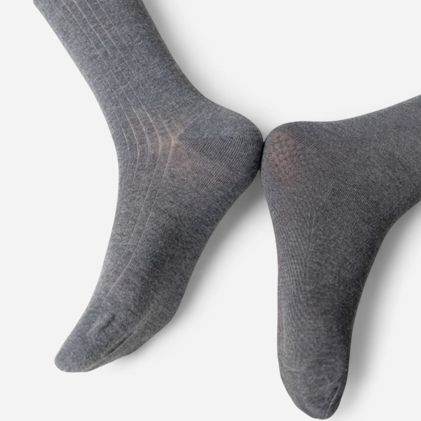 Anna-Kaci Women's Ribbed Knit Opaque Tights with Soft Stretch Fabric and Elastic Waistband