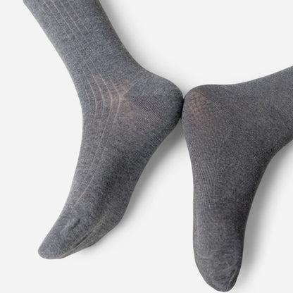 Anna-Kaci Women's Ribbed Knit Opaque Tights with Soft Stretch Fabric and Elastic Waistband