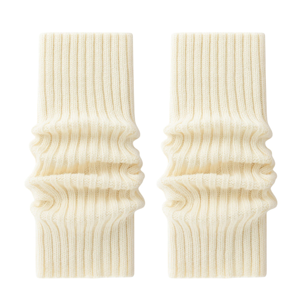 Anna-Kaci Women's Ribbed Knit Leg Warmers with Soft Stretch Fabric and Cozy Slouch Design 15.7 inches