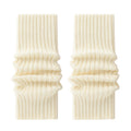 Anna-Kaci Women's Ribbed Knit Leg Warmers with Soft Stretch Fabric and Cozy Slouch Design 15.7 inches