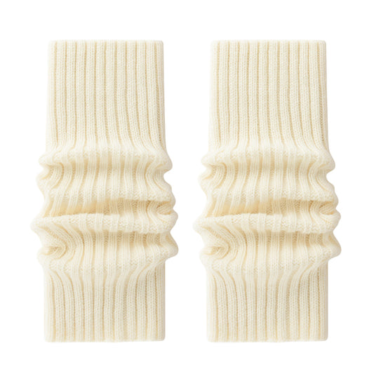 Anna-Kaci Women's Ribbed Knit Leg Warmers with Soft Stretch Fabric and Cozy Slouch Design 15.7 inches