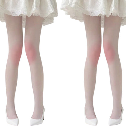 Anna-Kaci 2pcs Women's Sheer Gradient Tights with Soft Blush Tone and Smooth Stretch Fit
