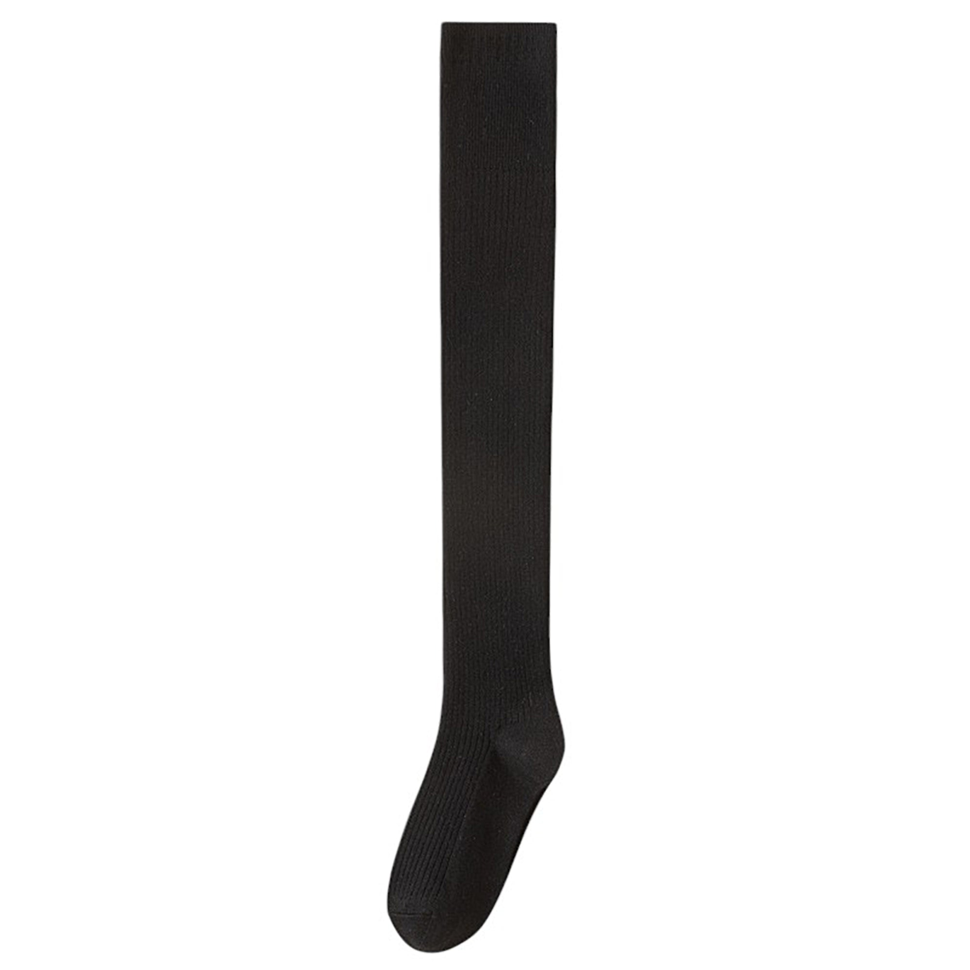 Anna-Kaci Soft Stretch Over-the-Knee Socks with Ribbed Texture, Smooth Seam Finish, Flexible Comfort Cuff and Lightweight Everyday Knit Design