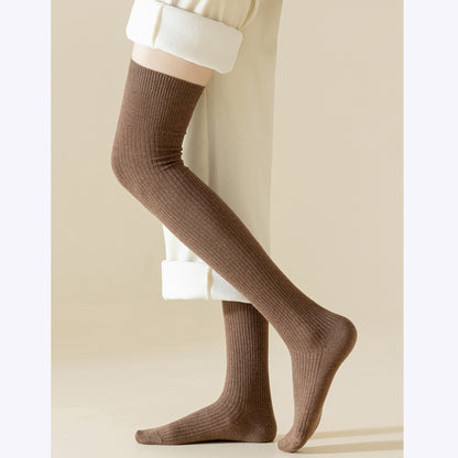 Anna-Kaci Soft Stretch Over-the-Knee Socks with Ribbed Texture, Smooth Seam Finish, Flexible Comfort Cuff and Lightweight Everyday Knit Design
