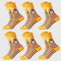 Calcetines de tripulación temáticos de Halloween de 6 pares para mujer Anna-Kaci