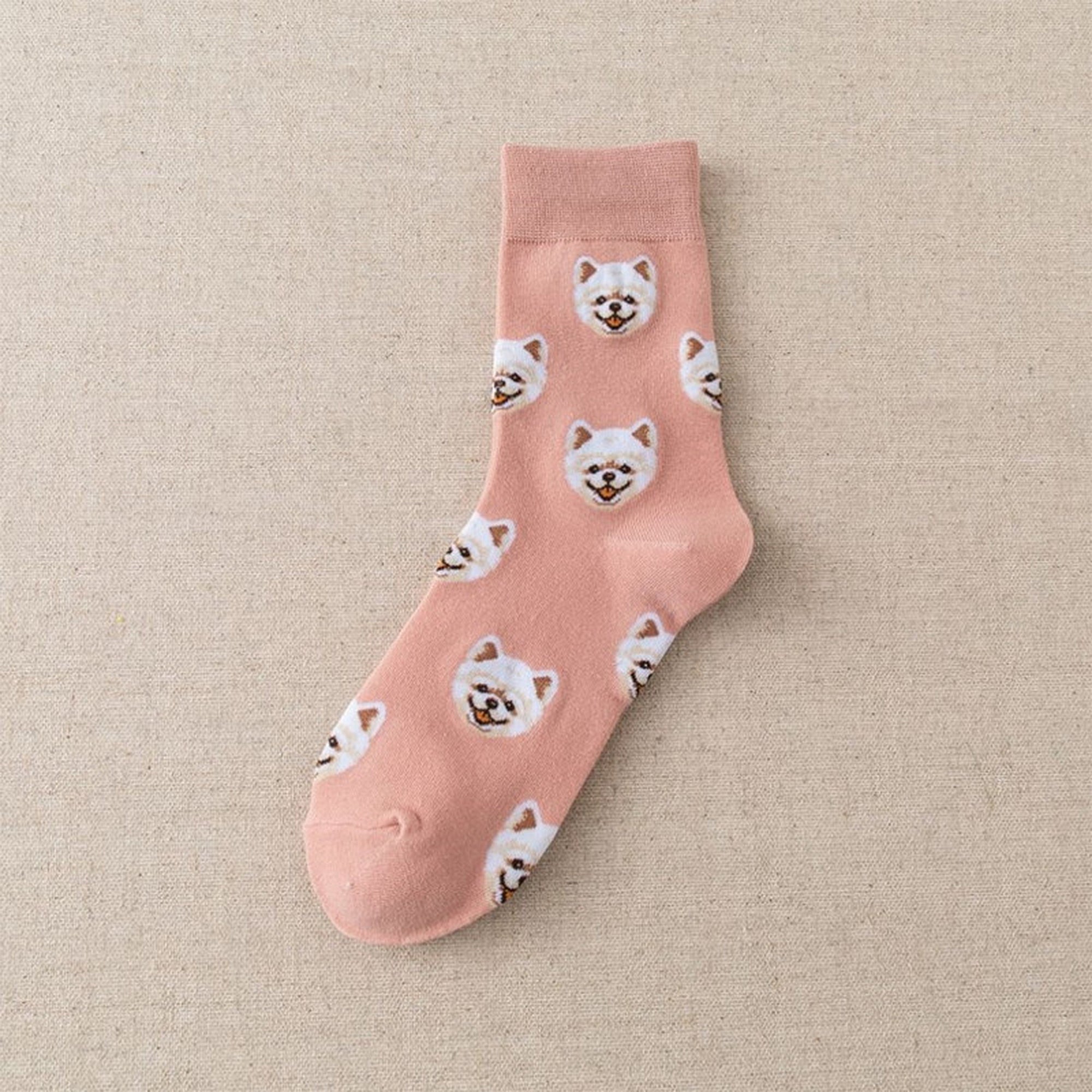 Anna-Kaci 6pk Women's Cute Dog Breed Crew Socks