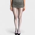 Anna-Kaci Women's 2-Piece Set Glossy Sheer Tights with Shiny Finish