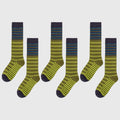 Anna-Kaci Women's 6pk Plaid Knee-High Socks - Stylish & Warm Long Socks for Casual & Dressy Outfits