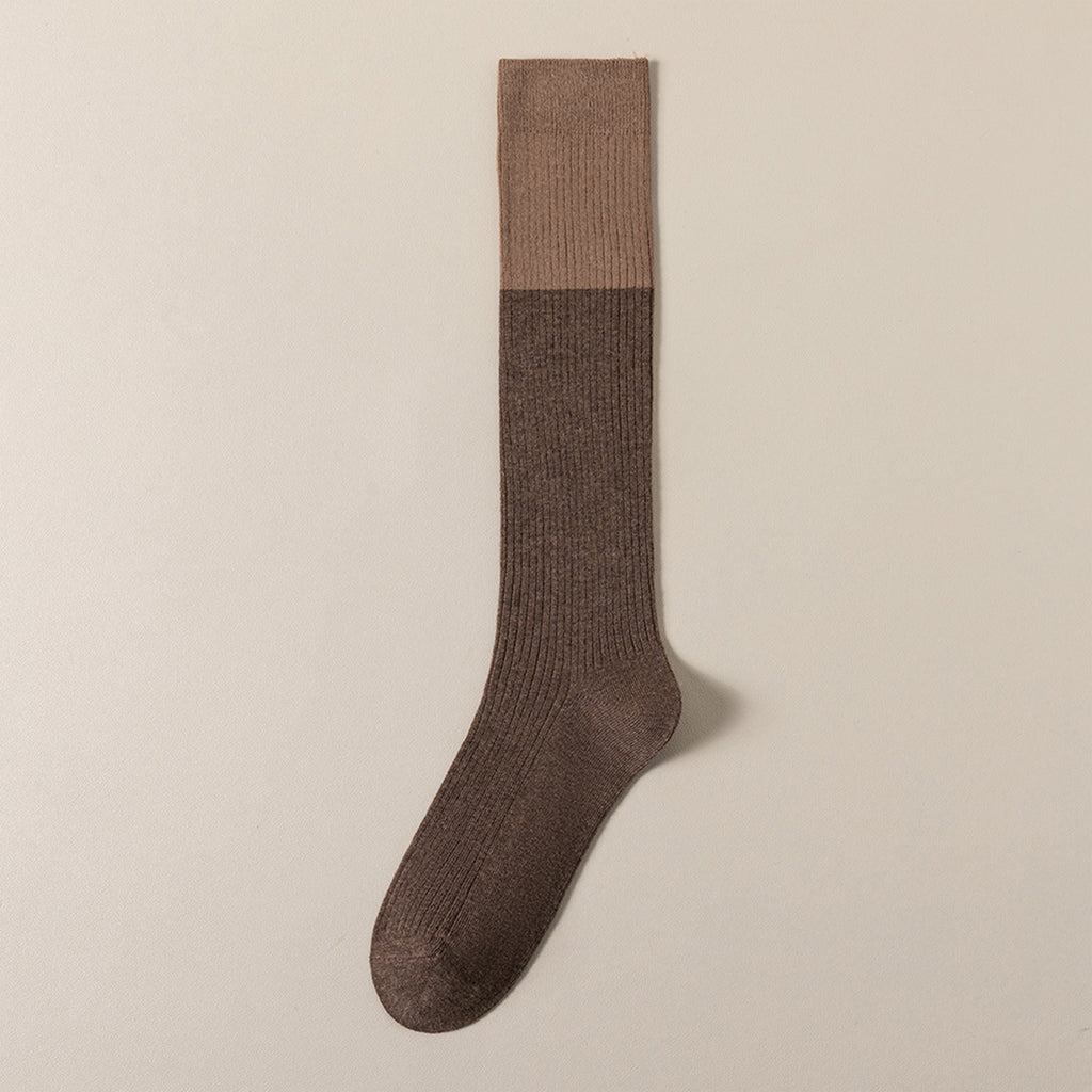 Anna-Kaci Women's 6pk Ribbed Slouch Socks - Cozy Mid-Calf Socks for Casual & Lounge Wear