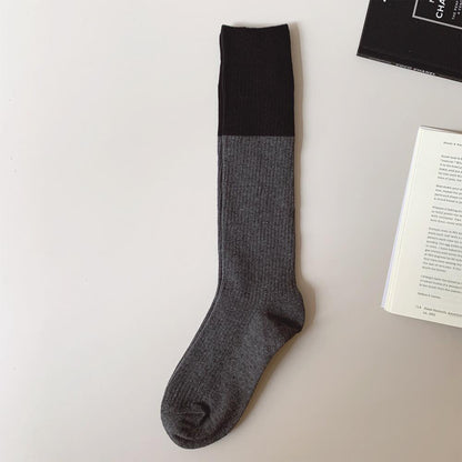 Anna-Kaci Women's 6pk Ribbed Slouch Socks - Cozy Mid-Calf Socks for Casual & Lounge Wear