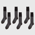 Anna-Kaci Women's 6pk Ribbed Slouch Socks - Cozy Mid-Calf Socks for Casual & Lounge Wear