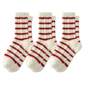 Anna-Kaci Women's 3-Pair Plush Cable Knit Socks Set with Soft Cozy Texture, Stretchy Knit Fit, and Warm Ribbed Detailing