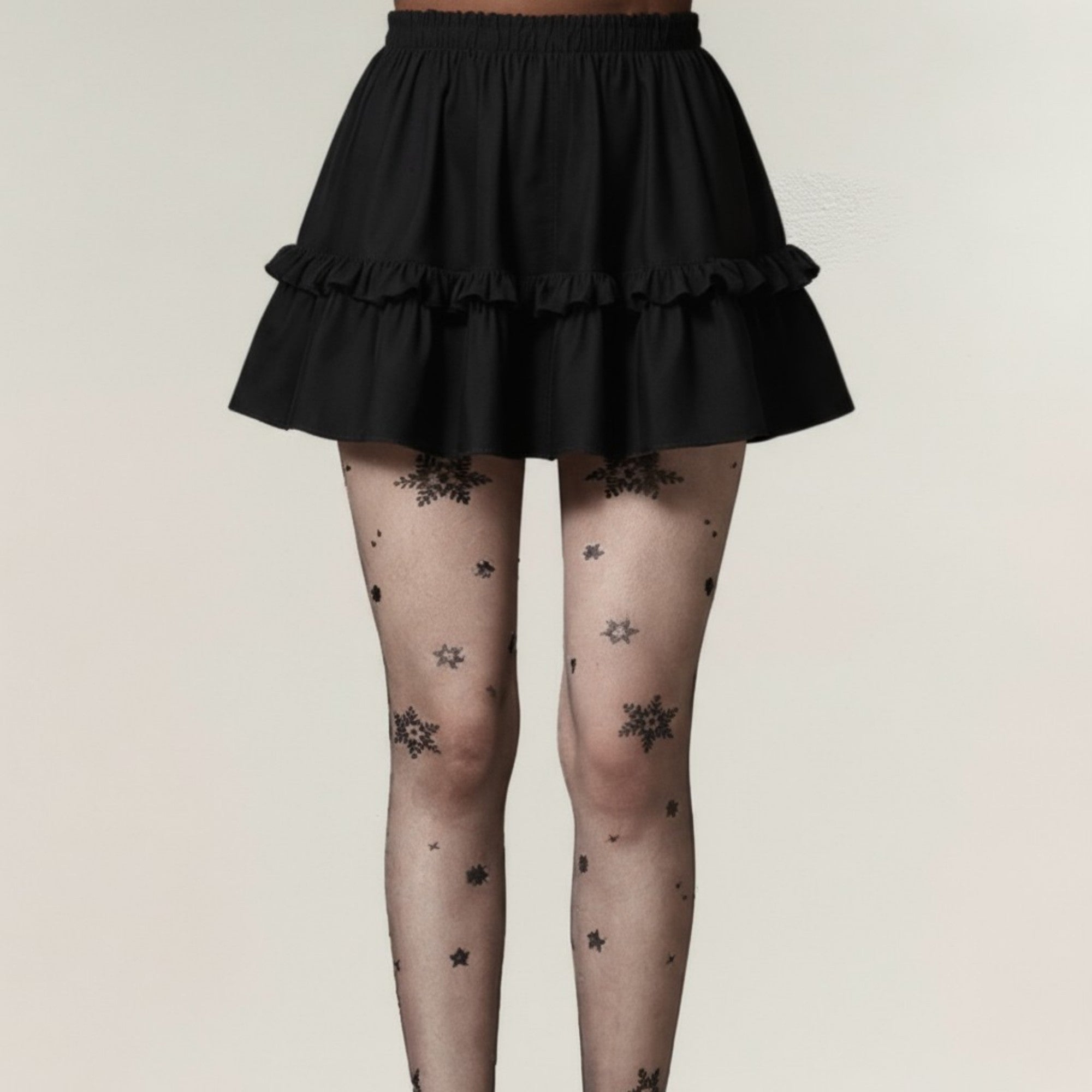 Anna-Kaci Women's Sheer Tights with Glitter Star Pattern Design