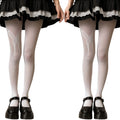 Anna-Kaci 2pcs Women's Fishnet Tights with Butterfly Lace Design