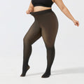 Anna-Kaci Women's Fleece-Lined Bare-Legs Pantyhose with Soft Stretch Waistband and Skin-Transparent Effect