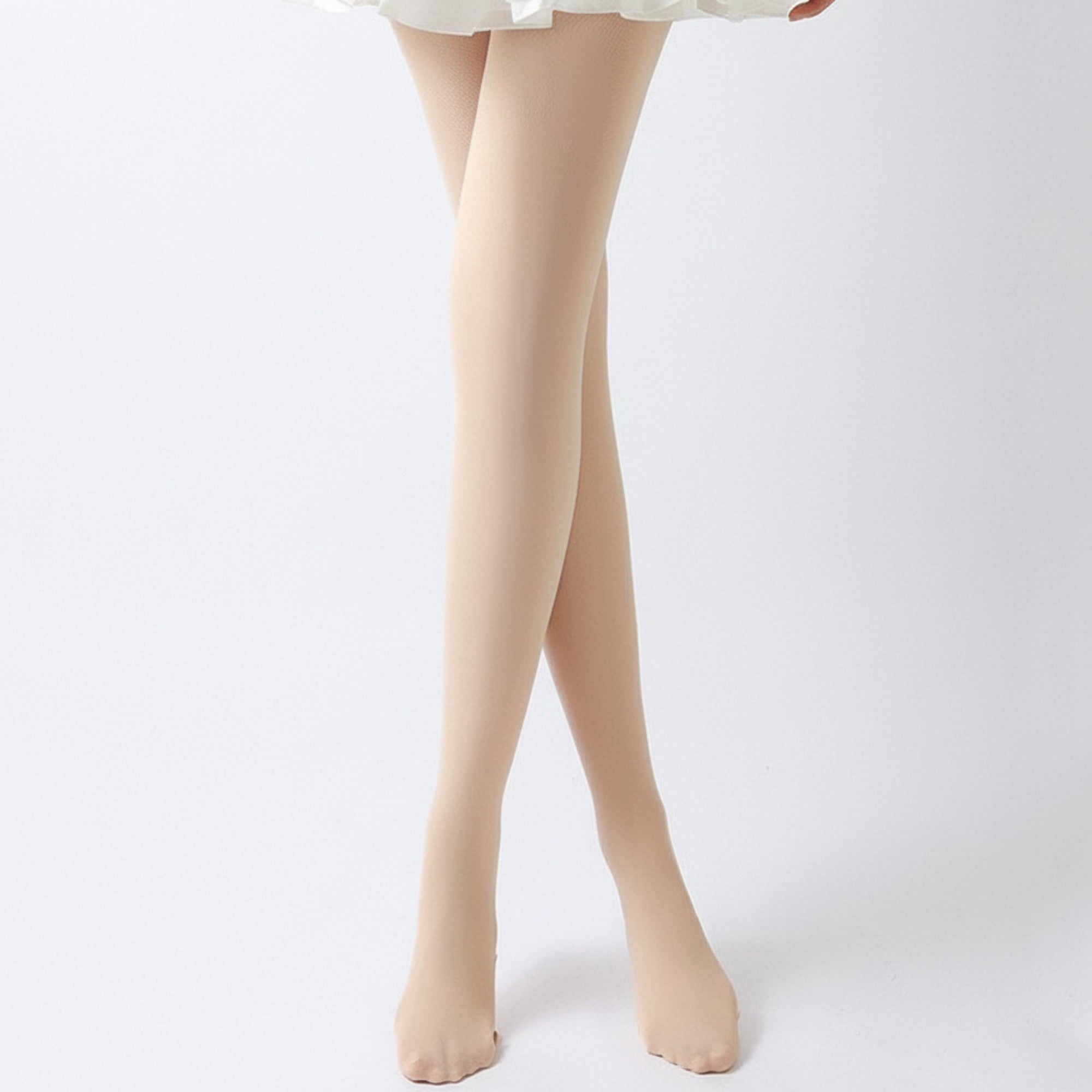 Anna-Kaci Women's Light-Leg Fleece-Lined Pantyhose with Smooth Skinlike Finish and Upgraded Anti-Snag Fabric for Warm Bare-Leg Coverage