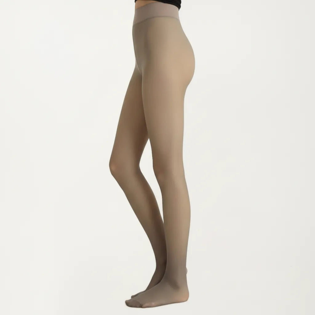 Anna-Kaci Women's Bare-Legs Fleece Lined Thickened Pantyhose with Skin-Transparent Finish and Soft Stretch High Waist Design