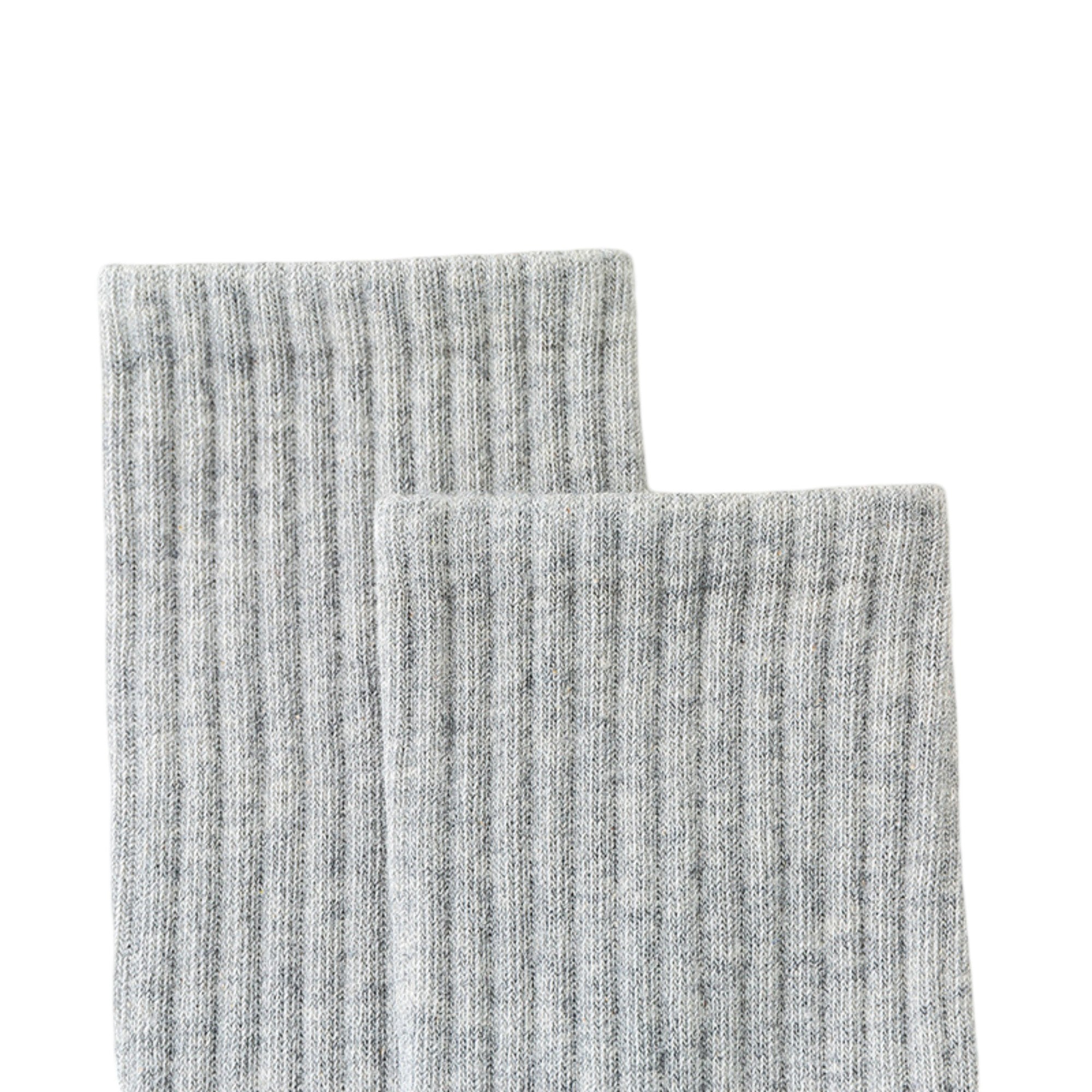 Anna-Kaci 3 Pairs Cotton Crew Socks Soft Ribbed Knit Breathable Everyday Comfort
