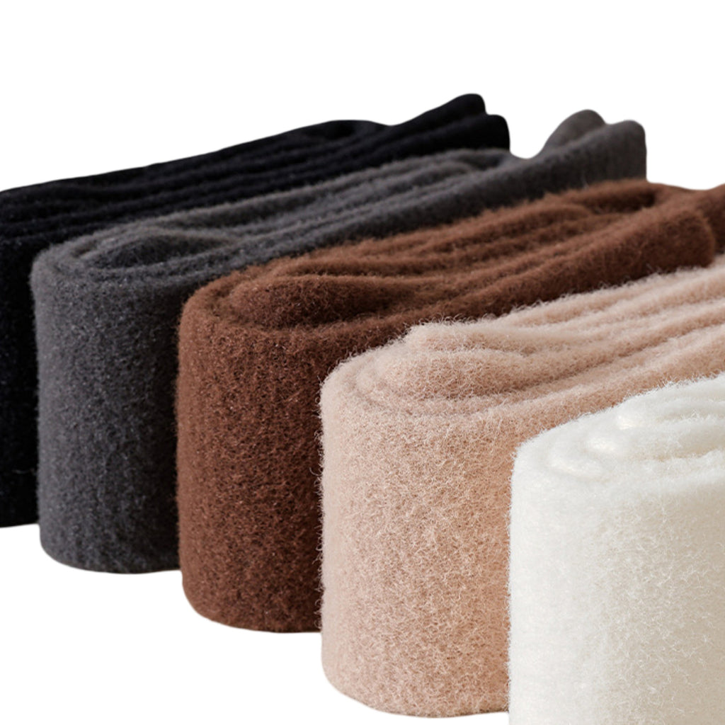 Anna-Kaci Plush Over The Knee High Elasticity Solid Color Thermal Socks