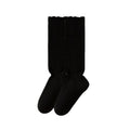 Anna-Kaci Womens Vintage Knit Lace Long Crew Socks Soft Stretch Warm Fit