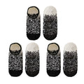 Anna-Kaci 3-Pack Mens Winter No Show Socks with Non Slip Grips Soft Thermal Cozy Fit