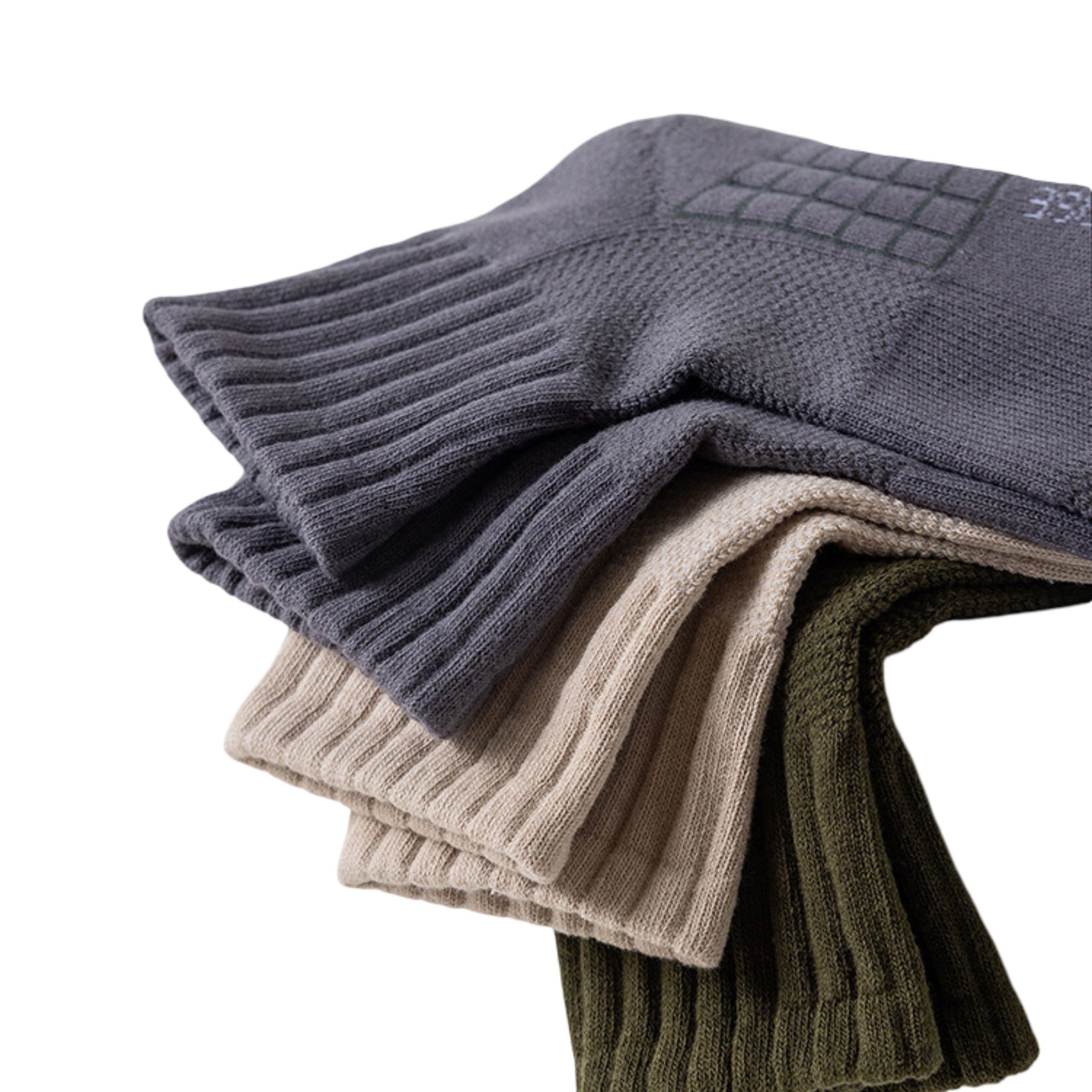 Anna-Kaci 3-Pack Mens Cotton Ankle Socks Breathable Cushioned Comfort Fit