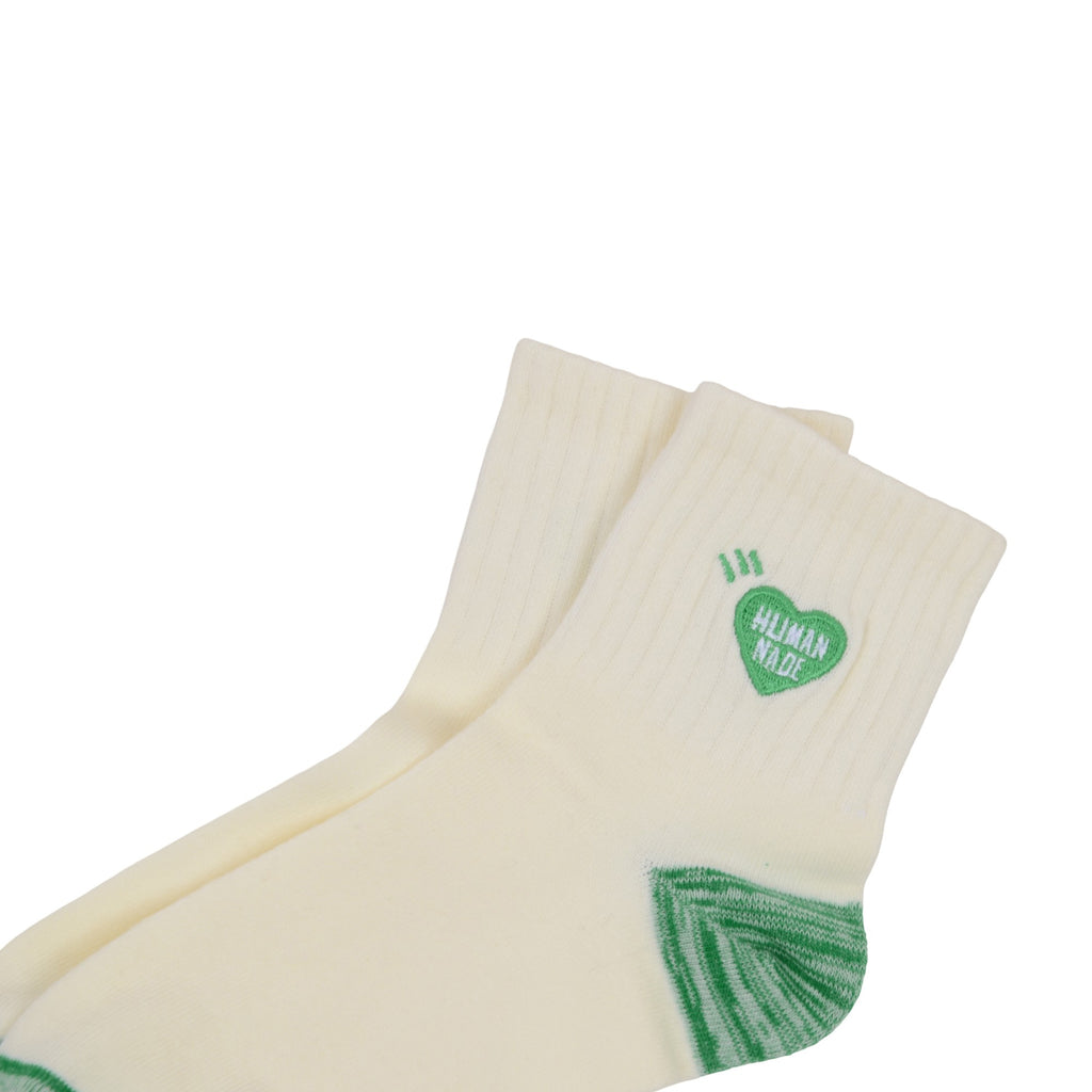 Anna-Kaci 2-Pack Cotton Valentine Heart Embroidered Socks Casual Colorful Socks