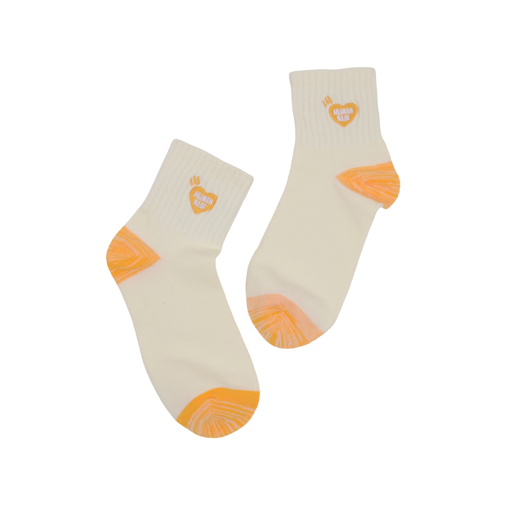 Anna-Kaci 2-Pack Cotton Valentine Heart Embroidered Socks Casual Colorful Socks