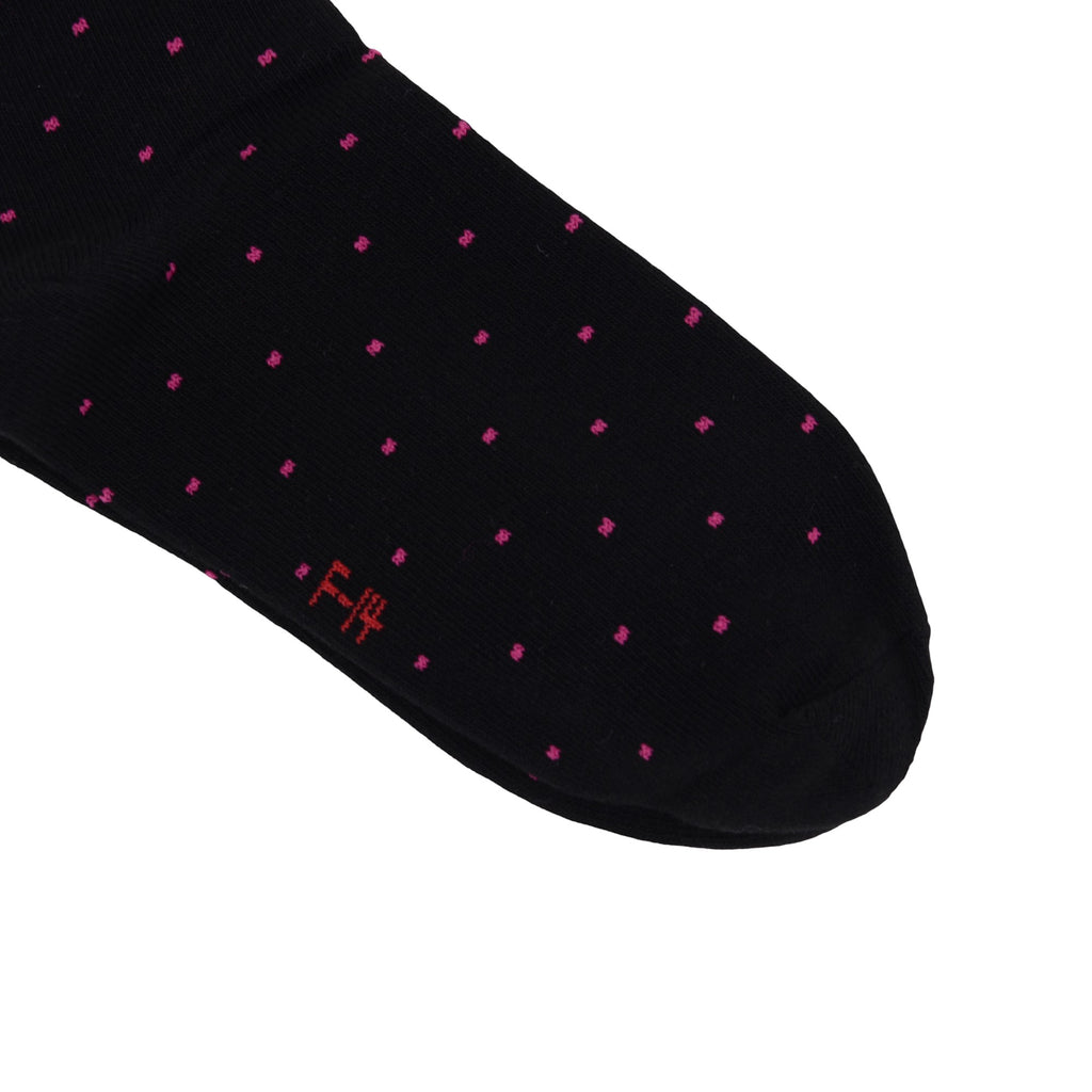 Anna-Kaci 5-Pack Cotton Polka Dot Crew Socks for Women Soft Breathable Comfortable