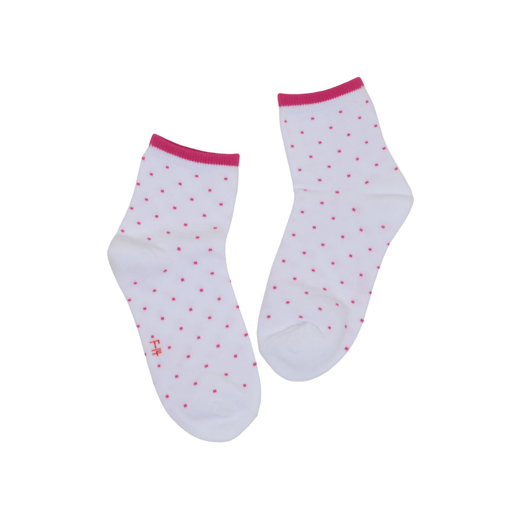 Anna-Kaci 5-Pack Cotton Polka Dot Crew Socks for Women Soft Breathable Comfortable