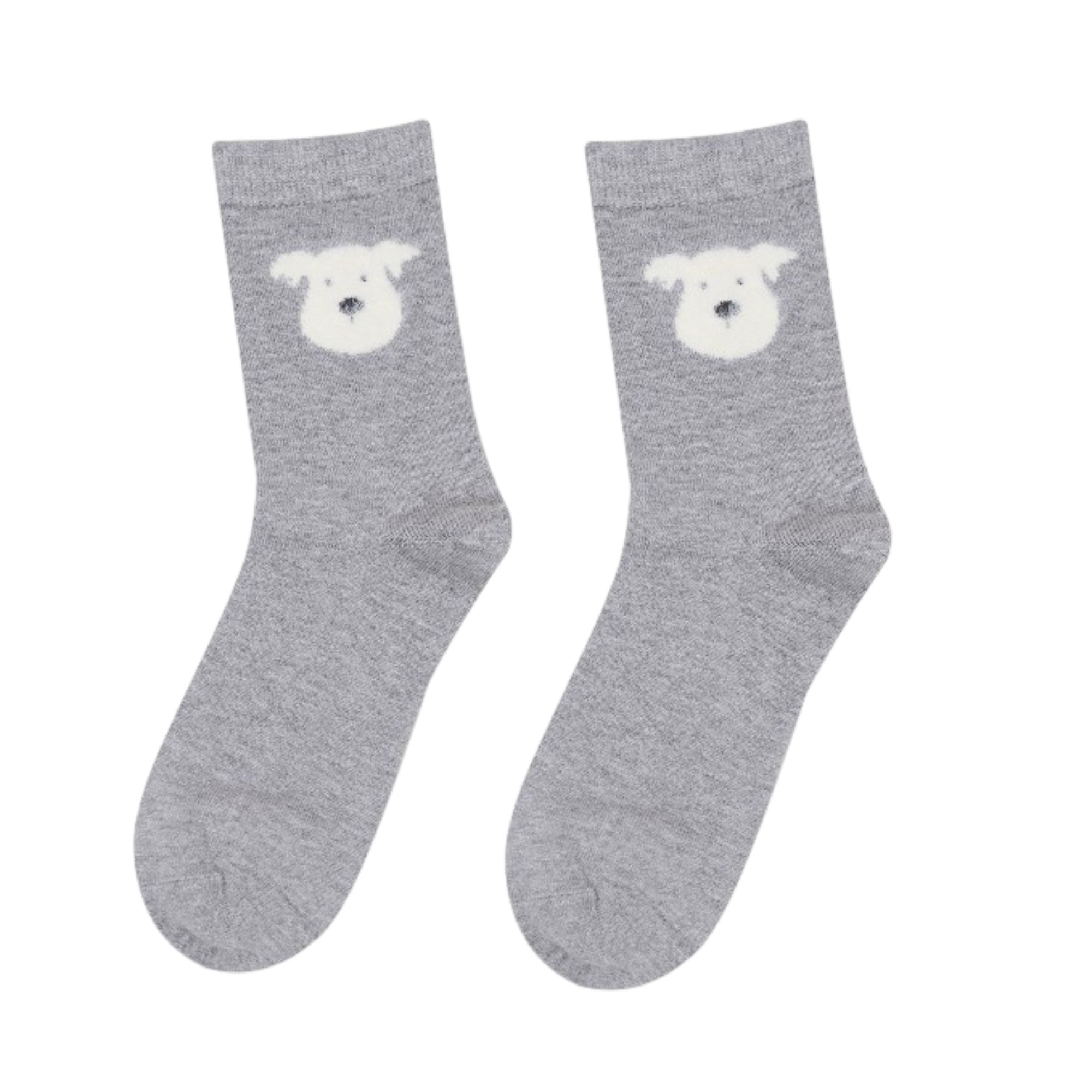 Anna-Kaci 2-Pack Womens Warm Crew Socks Soft Knit Cute Pattern Comfort Fit