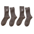 Anna-Kaci 2-Pack Womens Cotton Blend Crew Socks with Embroidered Bow