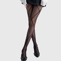 Anna-Kaci Women's Fishnet Tights with Crisscross Pattern Sheer Mesh Stretch Fit Legging Style Fashion Hosiery