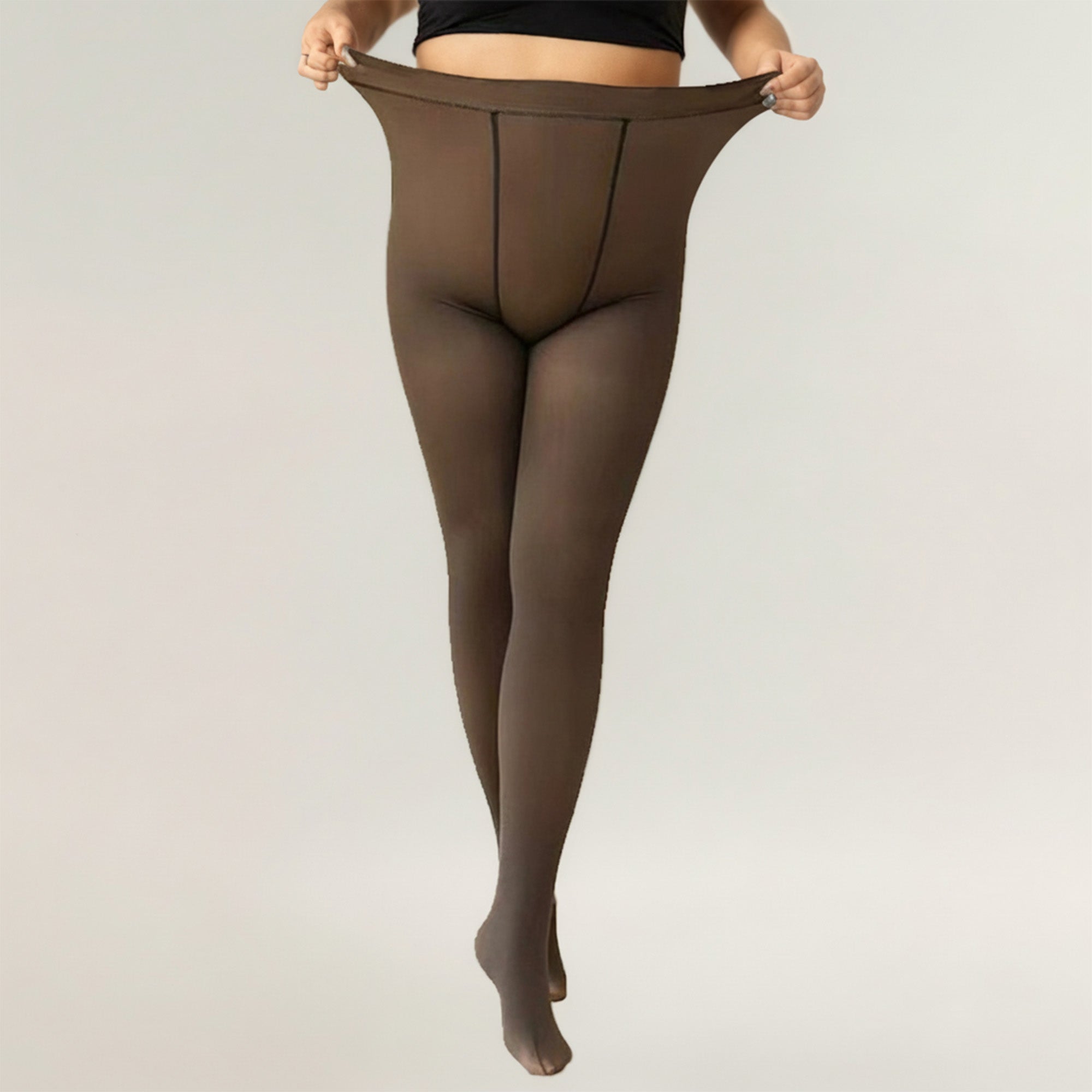 Anna-Kaci Women's Sheer Stretch Tights with High Rise Waist and Smooth Lightweight Coverage