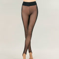Anna-Kaci Women's Sheer Stirrup Tights with High Rise Waist and Stretch Fit Design