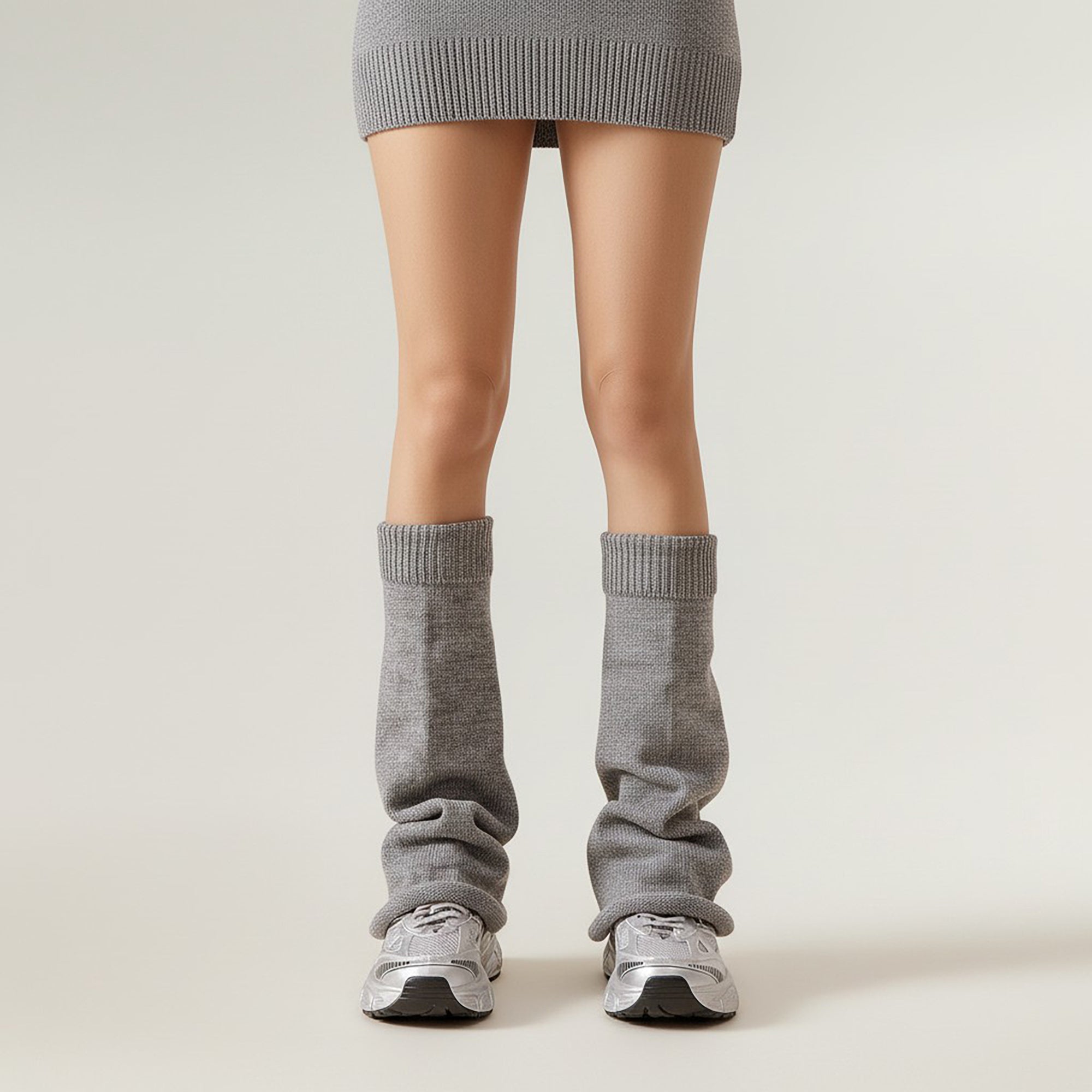 Anna-Kaci Women's Ribbed Knit Leg Warmers Slouchy Pull-On Boot Cover Winter Fashion Accessory
